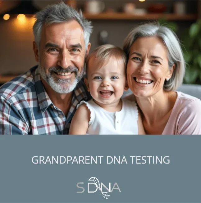 grandparents with granddaugther test