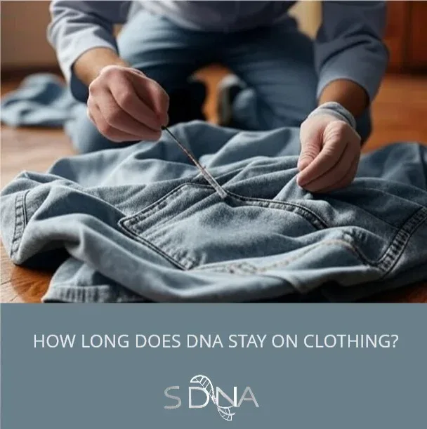 how long does dna remain on clothing